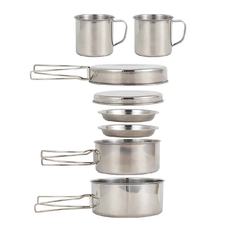 Camping Cooking Pack - Набор походной посуды из 8 предметов: