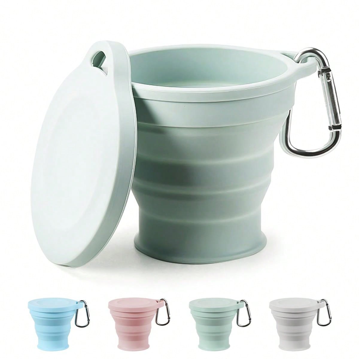 Camping Cooking Pot - Силиконовая складная дорожная чашка Leeseph, складная
