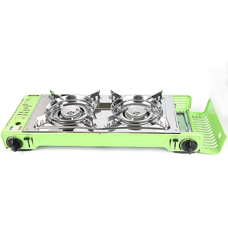 Camping Double Cooking Stove - Портативная уличная походная плита с двумя