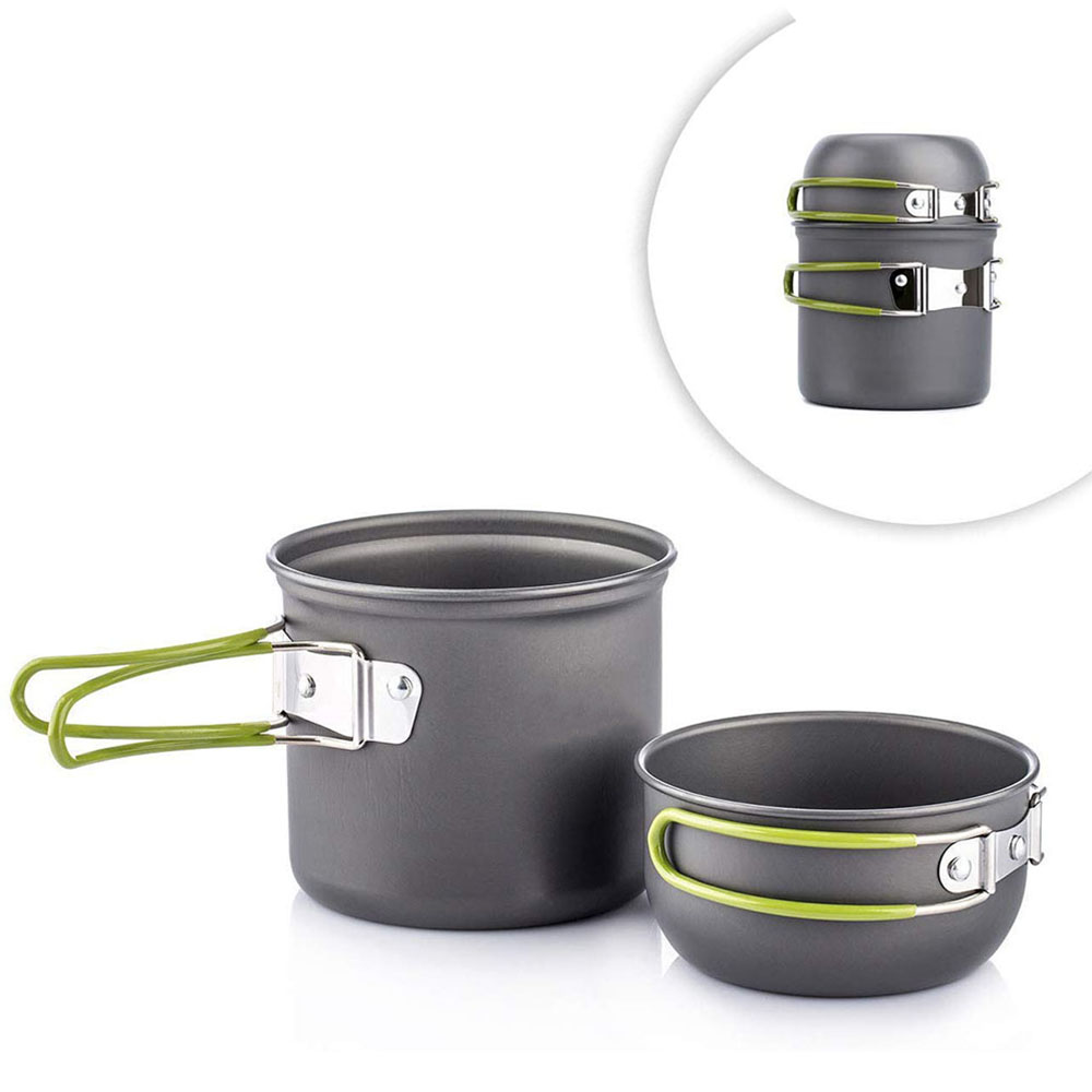 Camping Cooking Pack - Сверхлегкие походные кастрюли, набор посуды, портативная