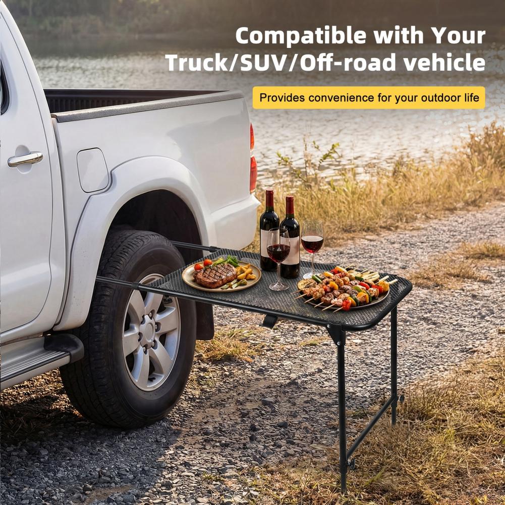 Camping Outdoor Cooking Table - Стол для кемпинга, устанавливаемый на шину,