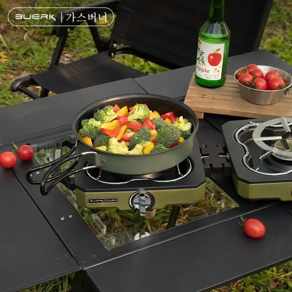 BUERK походная плита с двойной – обзор и цена Camping Double Cooking Stove