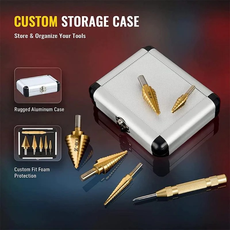 Набор ступенчатых Сверл из 5-т – обзор и цена Mess Kit Titanium