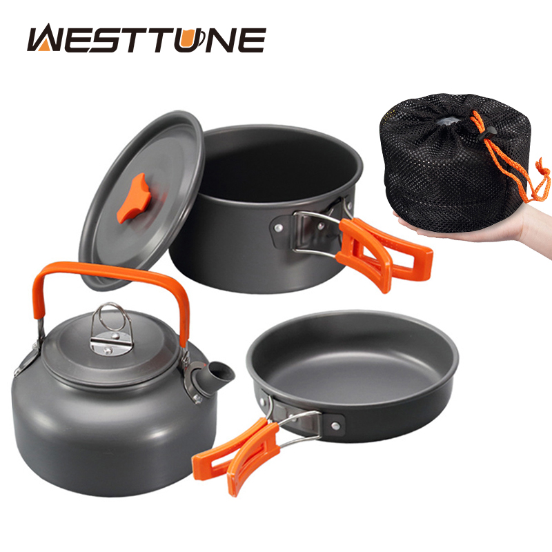 WESTTUNE набор посуды для кемп – обзор и цена Camping Cooking Pot