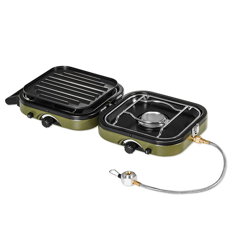 Складная двухконфорочная газов – обзор и цена Camping Double Cooking Stove