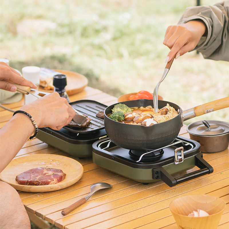Складная двухконфорочная газов – обзор и цена Camping Double Cooking Stove