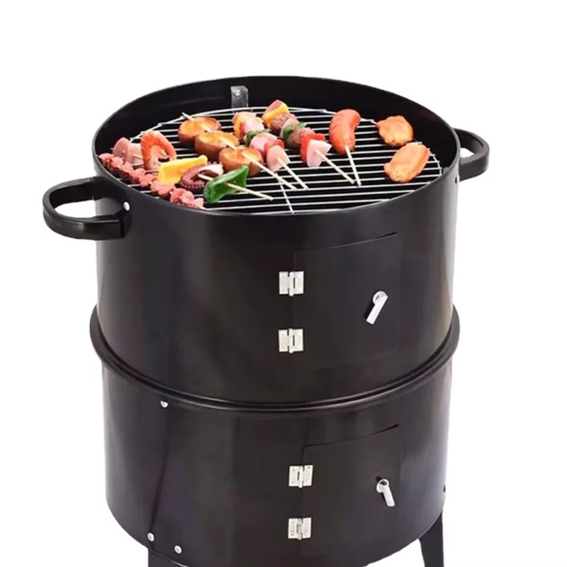 G3BBQ Гриль Круглая Угольная П – обзор и цена Camping Double Cooking Stove