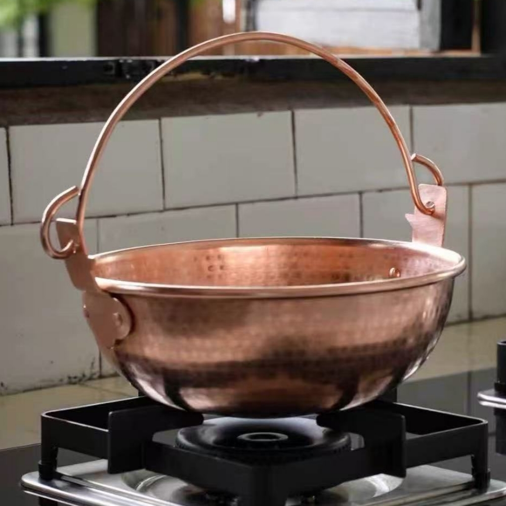 Винтажный медный подвесной гор – обзор и цена Camping Cooking Pot