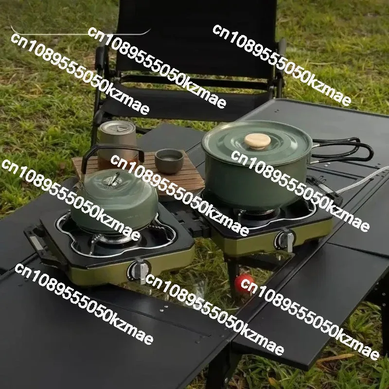Портативная двухконфорочная по – обзор и цена Camping Double Cooking Stove