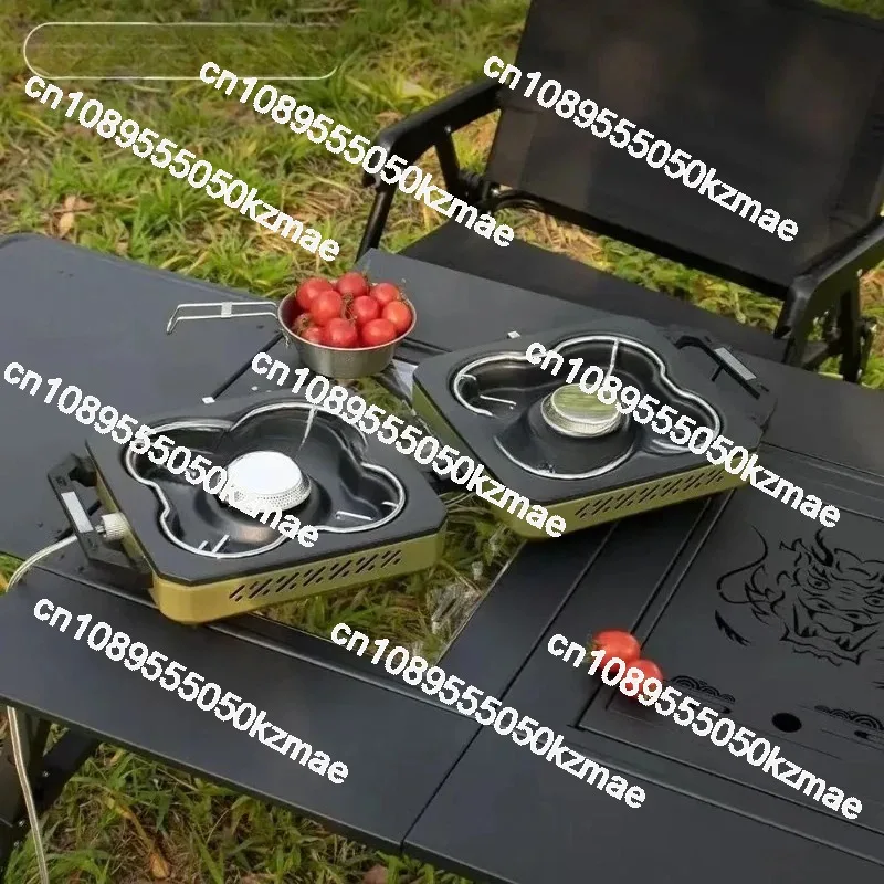 Портативная двухконфорочная по – обзор и цена Camping Double Cooking Stove