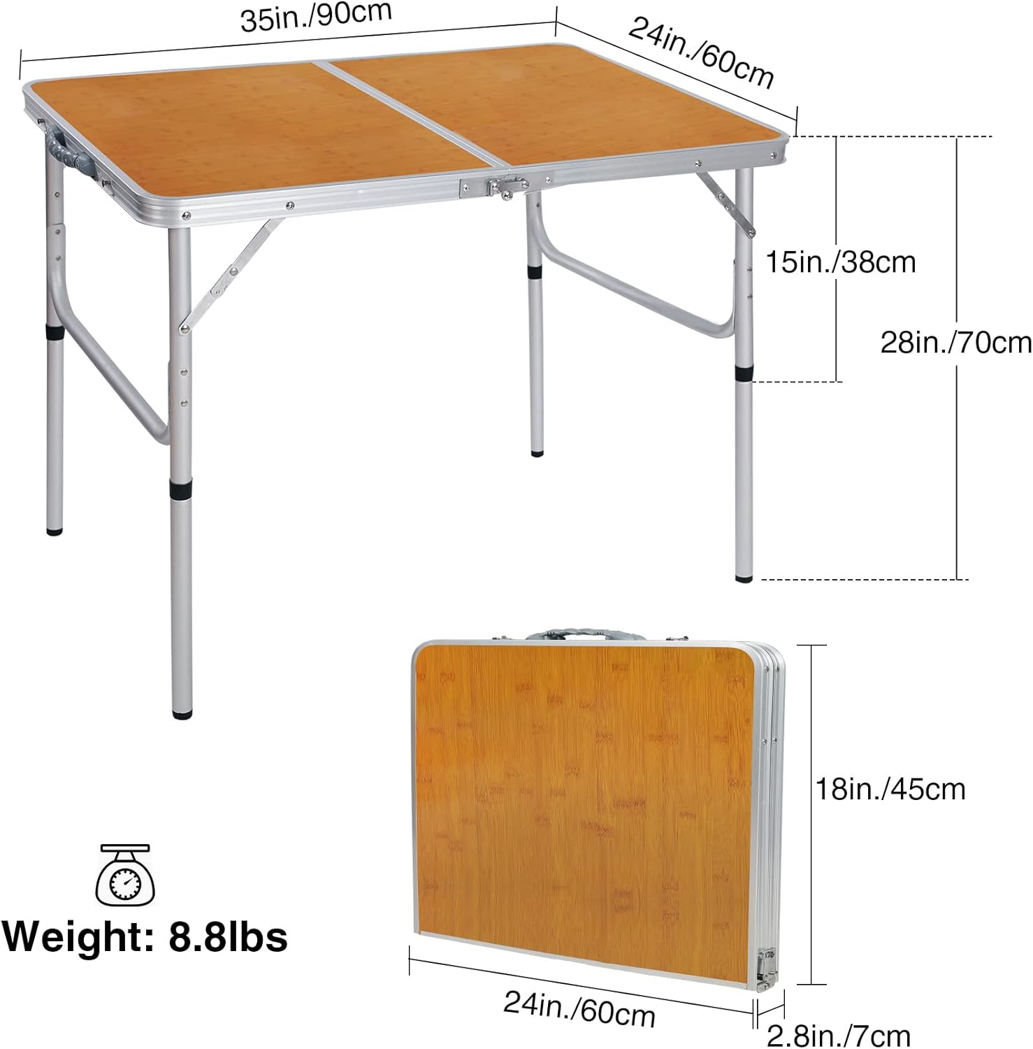 Регулируемый по высоте складно – обзор и цена Camping Outdoor Cooking Table