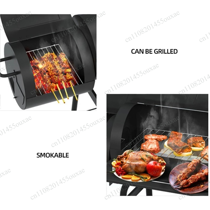 Двусторонний большой угольный  – обзор и цена Camping Double Cooking Stove