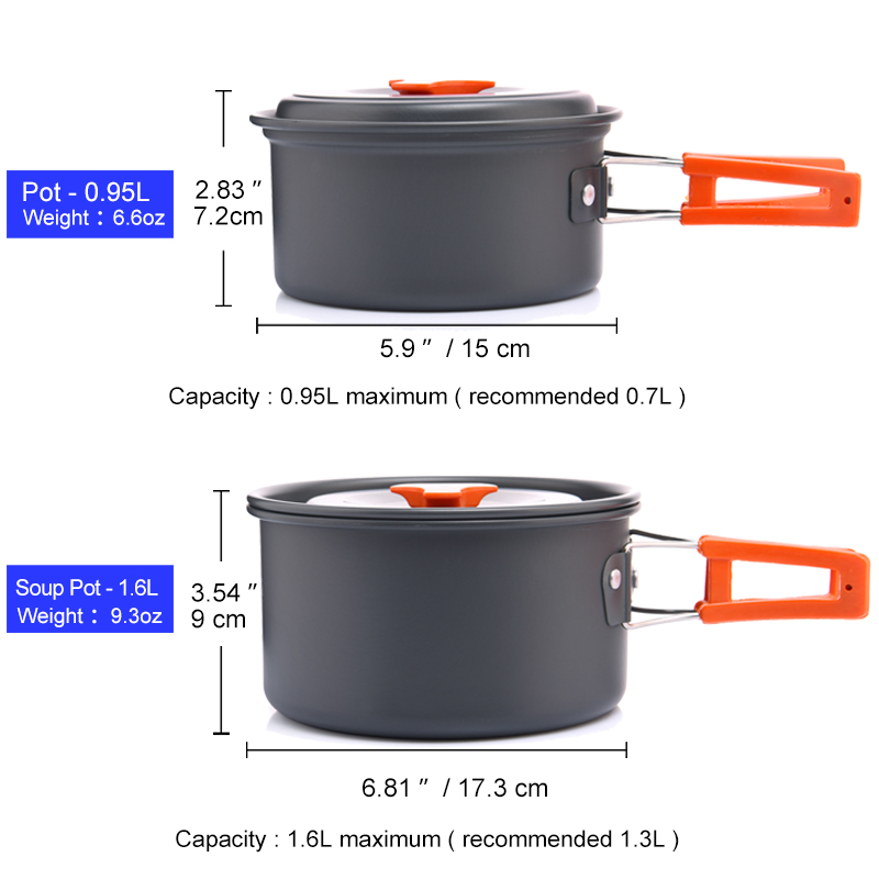 Набор посуды Widesea для кемпи – обзор и цена Camping Cooking Set Jetboil