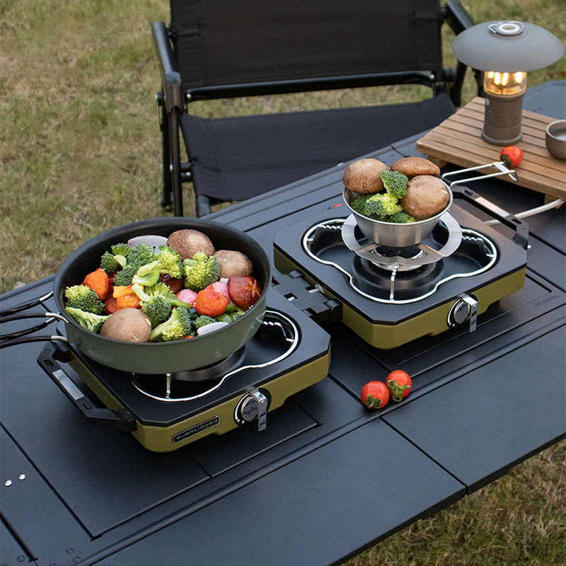 Кемпинговая плита с двойной го – обзор и цена Camping Double Cooking Stove