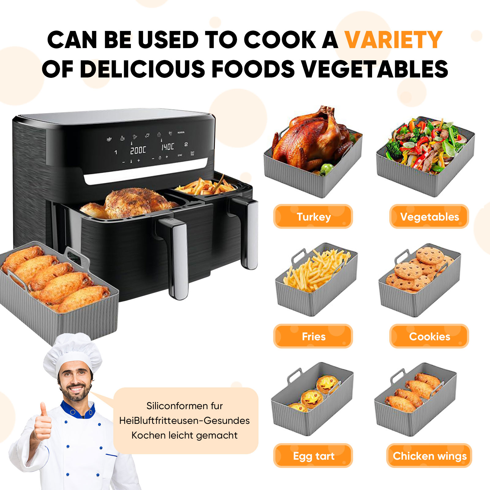 Набор из 2 шт., силиконовый ко – обзор и цена Camping Cooking Mat