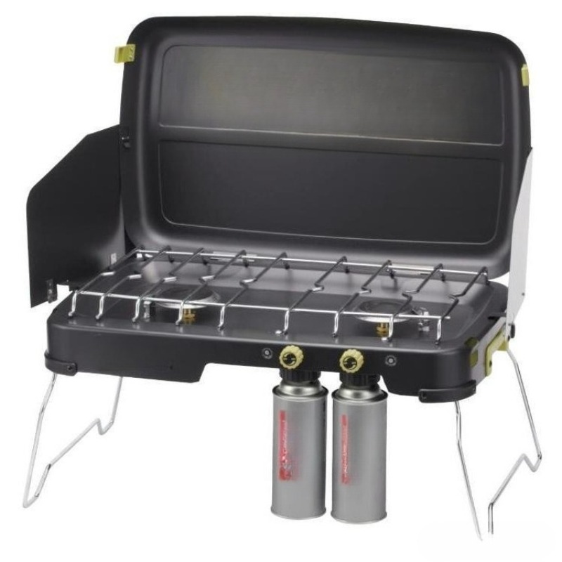 Кемпинговая ветрозащитная порт – обзор и цена Camping Double Cooking Stove